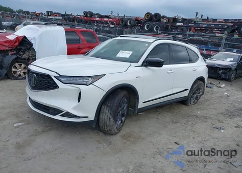 2022 Acura Mdx A-Spec Package z USA, uszkodzony, nr VIN 5J8YE1H09NL023654